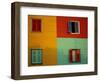 Colourful Buildings in La Boca District, Buenos Aires, Argentina-Louise Murray-Framed Photographic Print