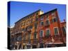 Colourful Buildings in Pisa, Tuscany, Italy-Jean Brooks-Stretched Canvas