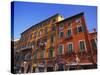 Colourful Buildings in Pisa, Tuscany, Italy-Jean Brooks-Stretched Canvas