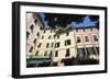 Colourful Buildings in the Old Town at Levanto, Liguria, Italy, Europe-Mark Sunderland-Framed Photographic Print