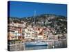 Colourful Buildings, Villefranche, Alpes-Maritimes, Provence-Alpes-Cote D'Azur, French Riviera-Adina Tovy-Stretched Canvas