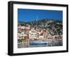 Colourful Buildings, Villefranche, Alpes-Maritimes, Provence-Alpes-Cote D'Azur, French Riviera-Adina Tovy-Framed Photographic Print