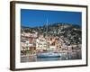 Colourful Buildings, Villefranche, Alpes-Maritimes, Provence-Alpes-Cote D'Azur, French Riviera-Adina Tovy-Framed Photographic Print