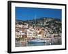 Colourful Buildings, Villefranche, Alpes-Maritimes, Provence-Alpes-Cote D'Azur, French Riviera-Adina Tovy-Framed Photographic Print