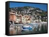 Colourful Buildings, Villefranche, Alpes-Maritimes, Provence-Alpes-Cote D'Azur, French Riviera-Adina Tovy-Framed Stretched Canvas