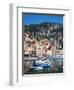 Colourful Buildings, Villefranche, Alpes-Maritimes, Provence-Alpes-Cote D'Azur, French Riviera-Adina Tovy-Framed Photographic Print