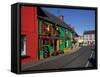 Colourful Cafe in Kilgarvan Village, County Kerry, Ireland-null-Framed Stretched Canvas