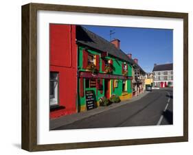 Colourful Cafe in Kilgarvan Village, County Kerry, Ireland-null-Framed Photographic Print