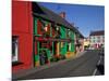 Colourful Cafe in Kilgarvan Village, County Kerry, Ireland-null-Mounted Photographic Print