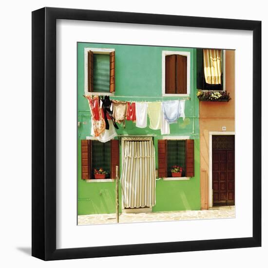 Colourful Casa - Clothesline-Chris Simpson-Framed Giclee Print