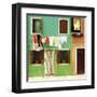 Colourful Casa - Clothesline-Chris Simpson-Framed Giclee Print