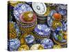 Colourful Ceramics For Sale, Safi, Morocco, North Africa, Africa-Michael Runkel-Stretched Canvas