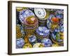 Colourful Ceramics For Sale, Safi, Morocco, North Africa, Africa-Michael Runkel-Framed Photographic Print