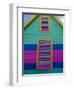 Colourful Chattel House Front, Barbados, West Indies, Caribbean, Central America-Gavin Hellier-Framed Photographic Print