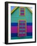 Colourful Chattel House Front, Barbados, West Indies, Caribbean, Central America-Gavin Hellier-Framed Photographic Print