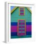 Colourful Chattel House Front, Barbados, West Indies, Caribbean, Central America-Gavin Hellier-Framed Photographic Print