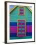 Colourful Chattel House Front, Barbados, West Indies, Caribbean, Central America-Gavin Hellier-Framed Photographic Print