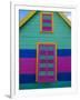 Colourful Chattel House Front, Barbados, West Indies, Caribbean, Central America-Gavin Hellier-Framed Photographic Print