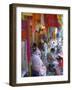 Colourful Clothes Shops, Chandni Chowk Bazaar, Old Delhi, Delhi, India-Eitan Simanor-Framed Photographic Print