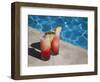 Colourful Cocktails by the Pool, Punta Cana, Dominican Republic, West Indies, Caribbean, Central Am-Frank Fell-Framed Photographic Print