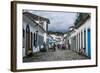 Colourful Colonial Houses in Paraty South of Rio De Janeiro, Brazil, South America-Michael Runkel-Framed Photographic Print