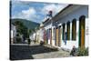 Colourful Colonial Houses in Paraty, South of Rio De Janeiro, Brazil, South America-Michael Runkel-Stretched Canvas