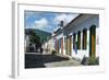 Colourful Colonial Houses in Paraty, South of Rio De Janeiro, Brazil, South America-Michael Runkel-Framed Photographic Print