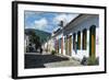 Colourful Colonial Houses in Paraty, South of Rio De Janeiro, Brazil, South America-Michael Runkel-Framed Photographic Print