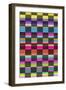 Colourful Cubes-Louisa Knight-Framed Giclee Print