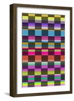Colourful Cubes-Louisa Knight-Framed Giclee Print