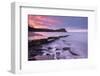 Colourful Dawn Sky Above Kimmeridge Bay on the Jurassic Coast, Dorset, England. Winter-Adam Burton-Framed Photographic Print