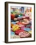 Colourful Decorative Chopsticks for Sale as Souvenirs in Chinatown Market, Temple Street, Singapore-Gavin Hellier-Framed Photographic Print