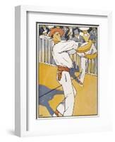 Colourful Depiction of Basque Pelota Players-Gose-Framed Art Print