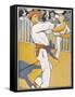 Colourful Depiction of Basque Pelota Players-Gose-Framed Stretched Canvas