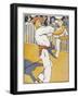 Colourful Depiction of Basque Pelota Players-Gose-Framed Art Print