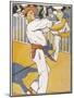 Colourful Depiction of Basque Pelota Players-Gose-Mounted Art Print