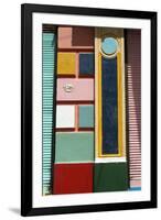 Colourful Doorway, La Boca, Buenos Aires, Argentina-Natalie Tepper-Framed Photo