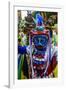 Colourful Dressed Masked Man in the Carneval (Carnival) in Santo Domingo-Michael Runkel-Framed Photographic Print