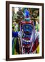 Colourful Dressed Masked Man in the Carneval (Carnival) in Santo Domingo-Michael Runkel-Framed Photographic Print