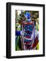 Colourful Dressed Masked Man in the Carneval (Carnival) in Santo Domingo-Michael Runkel-Framed Photographic Print