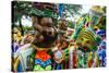 Colourful Dressed Participants in the Carneval (Carnival) in Santo Domingo-Michael Runkel-Stretched Canvas