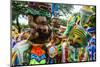 Colourful Dressed Participants in the Carneval (Carnival) in Santo Domingo-Michael Runkel-Mounted Photographic Print