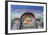 Colourful Exterior Buddha Artwork, Mongolia-Eleanor Scriven-Framed Photographic Print