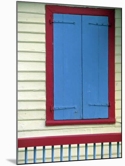 Colourful Facade, Gustavia, St. Barts, French West Indes-Walter Bibikow-Mounted Photographic Print