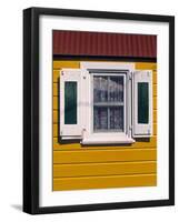 Colourful Facade, Gustavia, St. Barts, French West Indes-Walter Bibikow-Framed Photographic Print