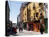 Colourful Facades, Galway, County Galway, Connacht, Eire (Republic of Ireland)-Ken Gillham-Stretched Canvas