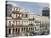 Colourful Facades of Houses in Central Havana, Cuba, West Indies, Caribbean, Central America-Christian Kober-Stretched Canvas