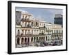 Colourful Facades of Houses in Central Havana, Cuba, West Indies, Caribbean, Central America-Christian Kober-Framed Photographic Print