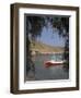 Colourful Fishing Boat on Sea, Kato Zakro, East Coast, Crete, Greek Islands, Greece-Eitan Simanor-Framed Photographic Print