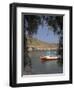 Colourful Fishing Boat on Sea, Kato Zakro, East Coast, Crete, Greek Islands, Greece-Eitan Simanor-Framed Photographic Print